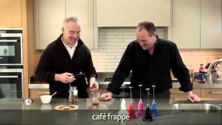 How to make a frappé coffee using an aerolatte milk frother [upl. by Oderfigis]