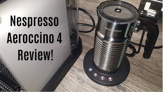 Nespresso Aeroccino 4 Milk Frother Review  Worth upgrading from the Aeroccino 3 [upl. by Christin]