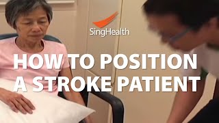 How To Position A Stroke Patient [upl. by Samohtnhoj566]