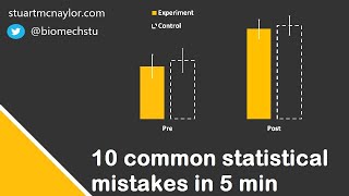 Ten Statistical Mistakes in 5 Min [upl. by Oberheim]