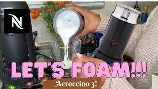 How To Foam Milk With Aeroccino 3 Make Coffee With Foam Tips amp Tricks  Easy Foamed Latte Recipe [upl. by Ak]