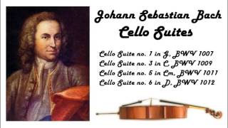 Johann Sebastian Bach  Cello suites in 432 Hz great for reading or studying [upl. by Modie]