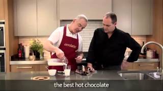 How to make a hot chocolate using an aerolatte milk frother [upl. by Berwick]