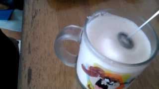 Aerolatte Review Frothing Cold Milk In Under 1 Minute [upl. by Ahk528]